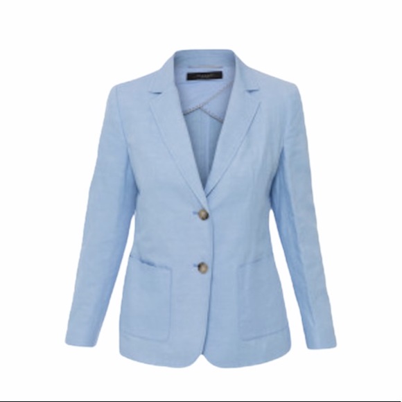 MaxMara Jackets & Blazers - Max Mara Weekend REFLEX COTTON AND LINEN BLAZER